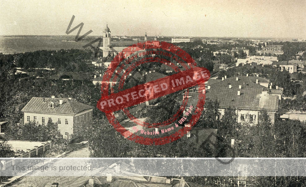 Ice jamming the Dvina River