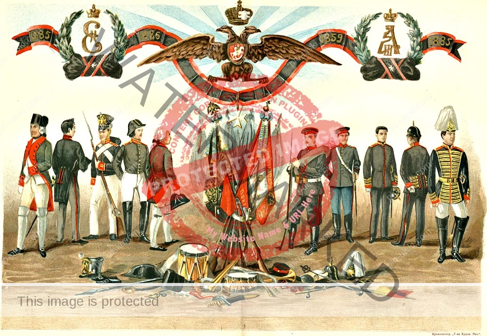 The different Corps des Pages uniforms from 1785-1885