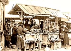 Bread stall. 