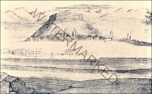 A drawing of Gori done around the 1880s