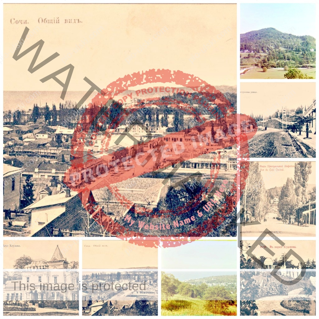 Pictures of Sochi in the 1900s