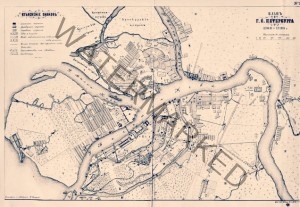 1703-1738 Map of St Petersburg