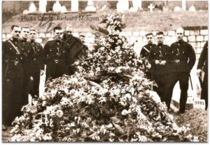 Pall bearers for Vassily Georgevitch Shiskin. Robert Basil Levkovich 4th from left.